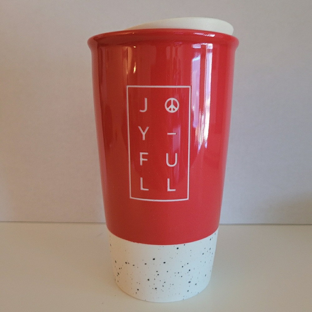 Joyful Ceramic Thermos - Starbucks Holidays 2017